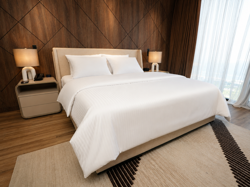 Luxury 7-Piece Hotel Bedding Set | White