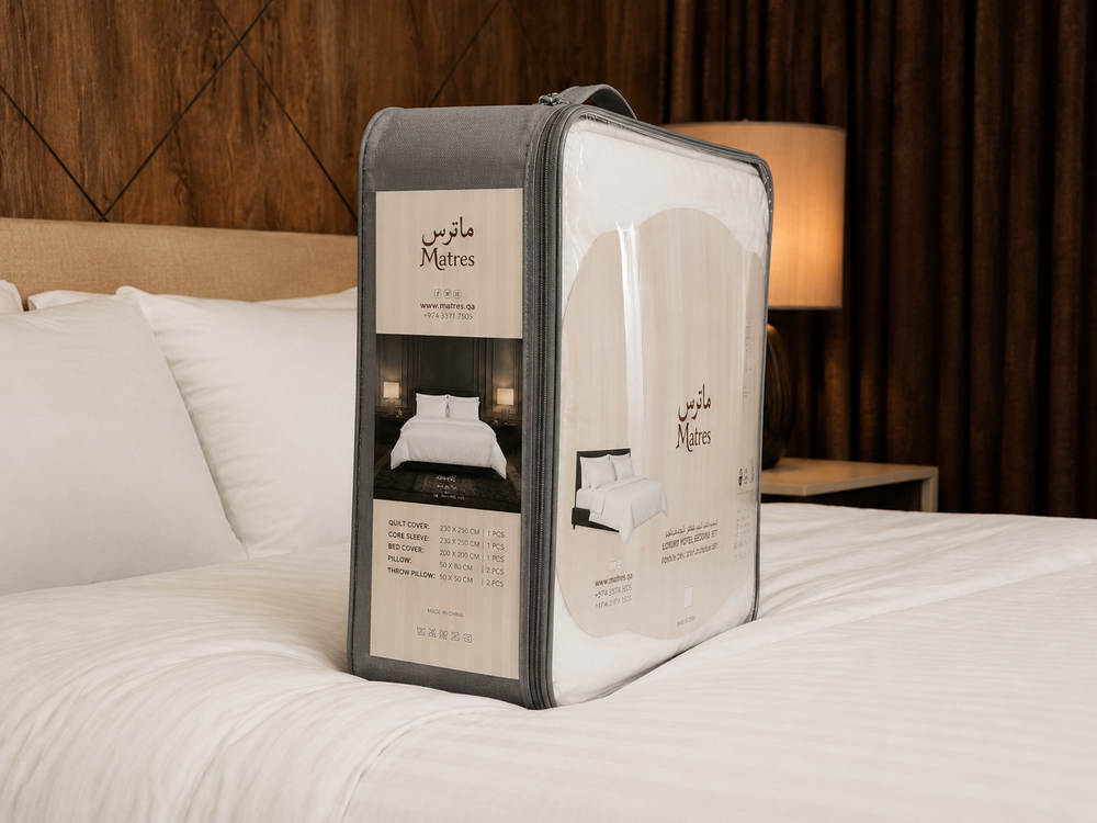 Luxury 7-Piece Hotel Bedding Set | White