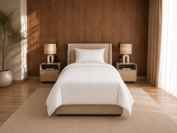 Luxury 5-Piece Hotel Bedding Set — Single